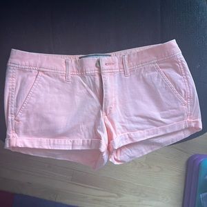 Abercrombie and Fitch Coral Shorts Size 6